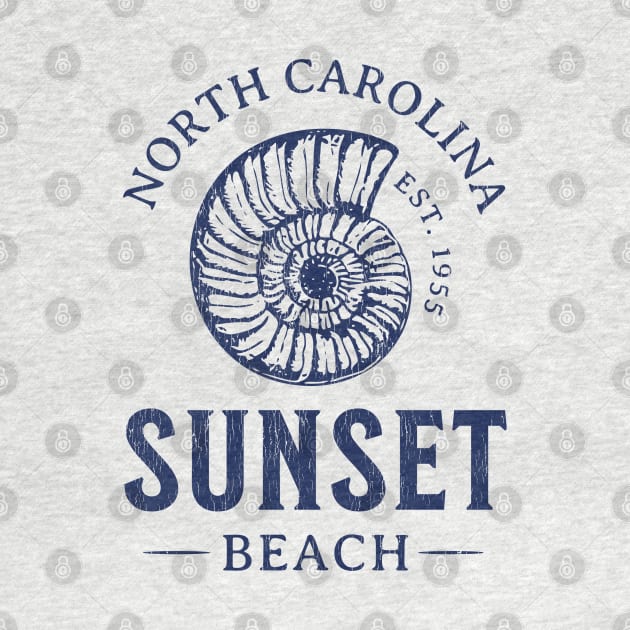 Sunset Beach, NC Summertime Vacationing Seashell by Contentarama